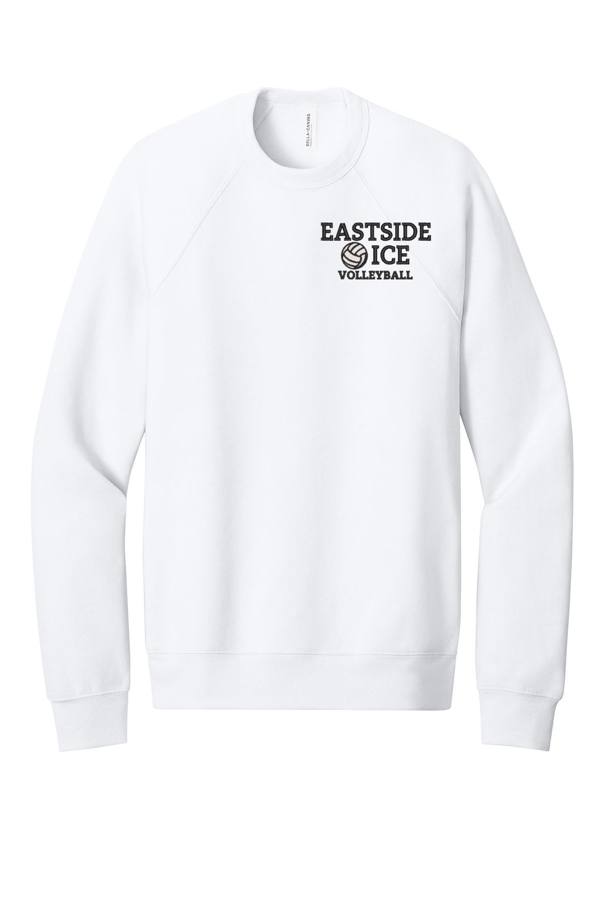 BC3901 BELLA+CANVAS Unisex Sponge Fleece Raglan Sweatshirt - Image 2