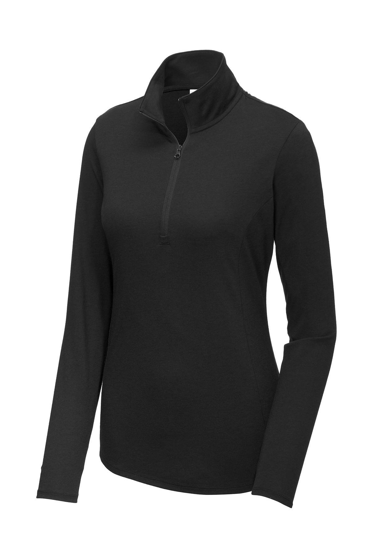 LST407 Sport-Tek Women's PosiCharge Tri-Blend Wicking 1/4-Zip Pullover - Image 2